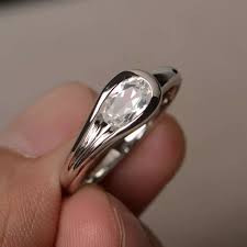 1.20Ct Oval Cut Simulated Diamond White Gold Plated Solitaire Engagement Ring | eBay