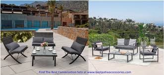 These casual seating sets are so much popular for relaxing in. Patio Conversation Sets Reviews 2021 Ideal Outdoor Seating Sets