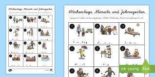 Kostenloser kalender zum ausdrucken mit feiertagen für 2021 und jedes jahr. Themen Monate 1 2 Klasse Themen Primary Resources Materiali