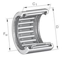 HK1520-2RS Drawn cup needle roller bearing open end: inform ...