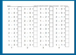 Worksheet For Building Subtraction Fluency One Column A Day Is Completed Part Of K Math Subtraction Worksheets Math Subtraction Kindergarten Math Worksheets