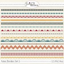 Seamless Aztec Borders Aztec Patterns Western Borders Tribal Border Designs Boho Patterns And Trim Scrapbook Borders Border Design Page Borders Design Colorful Borders Design