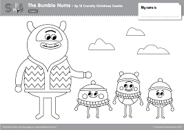 Best christmas cookies coloring pages from christmas cookies coloring page.source image: The Bumble Nums Episode 12 Crunchy Christmas Cookie Super Simple
