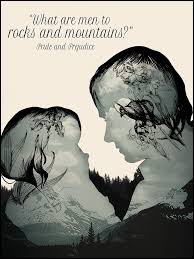 Pride And Prejudice Rocks And Mountains Quote Poster Pride And Prejudice Pride And Prejudice Quotes Pride And Prejudice Book