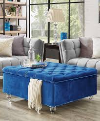 Take A Look At This Blue Claretta Square Storage Ottoman Coffee Table Today Square Storage Ottoman Storage Ottoman Coffee Table Tufted Storage Ottoman