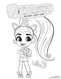 This awesome book comes with so many different pages to color! Hairdorables Coloring Pages 23 Images Free Printable