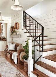 65 Stunning Rustic Farmhouse Entryway Decor And Design Ideas Farm House Living Room Farmhouse Interior Farmhouse Decor Living Room