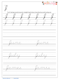 Then connect two cursive b's, and end with an attached cursive y. J In Cursive Writing Cursive Capital Letter J Practice Worksheet Download Free Cursive Capital Letter J Practice Work Cursive Writing Worksheets Cursive Practice Teaching Cursive Learn To Write The Letter