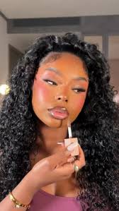 🫦 drugstore nude lip combo, @maybelline cross the line lipliner toast lip  gloss, @maxfactor lip glaze guava flair, #blackgirlmakeup #lipcombo