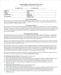 Sample Templates Performance Review Example 8 Samples In Pdf Word D496253e Resumesample Performance Reviews Employee Performance Review Performance Appraisal
