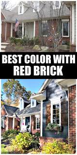 Best House Paint Colors With Red Brick Redhead Can Decorate Brick Exterior House House Paint Exterior Red Brick House Exterior