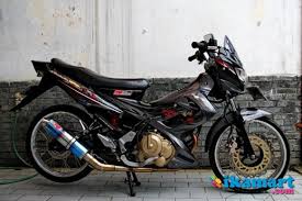 78 gambar foto modifikasi satria fu sederhana tapi keren simple road race airbrush drag velg jari jari. Jual Suzuki Satria Fu 2010 Hitam Modif Motor Bekas Suzuki Satria Fu