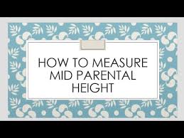 Image result for Midparental Height