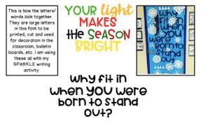 Stands for at the end of a letter or email. Bulletin Board Letters Seasonal Stand Out Be Unique Tpt