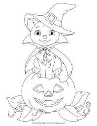 100 halloween coloring pages of little winged mice. Cute Bat On Pumpkin Coloring Page Free Printable Pdf From Primarygames