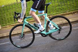 The aria is an aero platform; Review Bianchi Aria Disc Road Cc