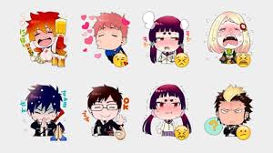 Blue Exorcist Stickers Set Telegram Stickers Blue Exorcist Telegram Stickers Anime