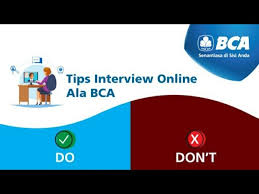 Peserta akan mendapat kesempatan mengikuti proses pelatihan dan permagangan selama satu tahun tanpa ikatan dinas. Etika Interview Online Khusus Magang Bakti Bca Youtube