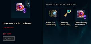 The Gemstone Bundles Are Horrible Deals Leagueoflegends