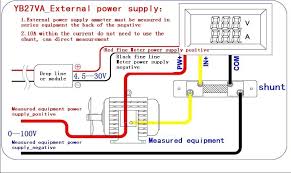 Wiring digital voltmeter ammeter without shunt instructables. Wy 5675 12 Volt Ammeter Wiring Diagram Yb27 Va Digital Volt Ammeter Schematic Wiring