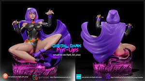 3D file Raven from Teen Titans with NSFW version and Miniatures version  COMBO PACK 🐦 ・3D printer design to download・Cults