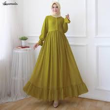 Baju ungu tua cocok dengan jilbab warna apa. Gamis Murah Gamis Lime Baju Dress Polos Gamis Ceruti Kuning Lemon Shopee Indonesia