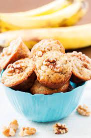 Banana Walnut Muffins From The Palace Grill The Pkp Way Recipe Banana Walnut Muffins Banana Walnut Baking Recipes