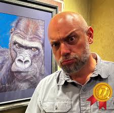 As voted 🗳️ by his peers by overwhelming applause, James is the winner of  the best mean mug award! 🥇 ☕️ He took home my gorilla 🦍 mug with a little  attitude