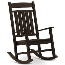 Durogreen Icon Chocolate Plastic Rocking Chair S With Slat Seat Lowes Com Plastic Rocking Chair Outdoor Rocking Chairs Classic Rocking Chair