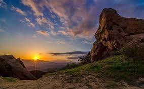 Click here to play the animation. Wallpaper Rocks Sunset Mountain Top 2560x1600 Hd Picture Image