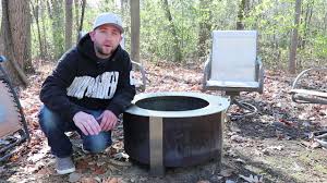 It rings the fire pit's outer edge and spans a diameter of 29.5 inches. Breeo Smokeless Fire Pit Unboxing X 24 Youtube