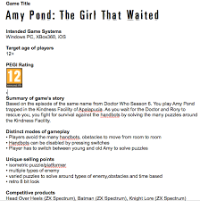 A general overview of the game, with the idea anyone can read and understand what the game is like. A One Pager Game Design Document Darren S Pile Of Shame