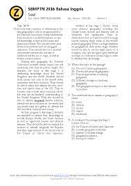 Sbmptn 2016 Inggris Pobierz Pdf Z Docer Pl