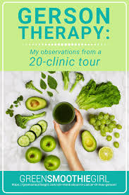 Gerson Therapy My Observations From A 20 Clinic Tour Greensmoothiegirl Gerson Therapy Gerson Therapy Diet Gerson