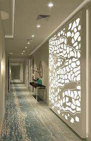 Cnc Laser Panels Creative Design Ideas Corridor Design House Design Hallway Decorating