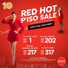 The airasia big sale 2019 last call is extended until 29 september 2019 (sunday) in celebrating 600 million guests flown with a big sale and 6 million promotional seats. Air Asia Red Hot Piso Sale September 2018 Manila On Sale