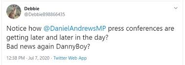 Victoria has recorded another six covid cases, in addition to the five that were reported monday morning. Daniel Andrews Covid 19 Conspiracy Theory Goes Wild On Twitter Express Digest