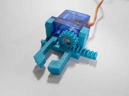 Simple 3d Printed 9g Servo Gripper Youtube 3d Printing Mechanical Design Prints