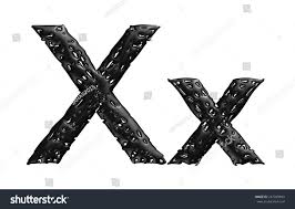 Trying to find a food for every letter of the alphabet? 3d Melt Black Alphabet Letter X Stock Illustration 237289894 Shutterstock