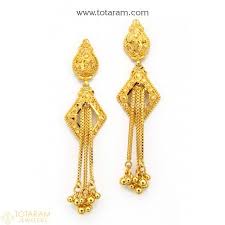 22k Gold Drop Earrings For Women 235 Ger8661 Buy This Latest Indian Gold Jewelry Gold Earrings Designs Gold Jewellery Design Necklaces Gold Jewelry Fashion