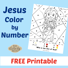 789 x 1425 file type: The Activity Mom Jesus Color By Number Free Printable The Activity Mom