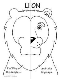 Jungle Animals Symmetry Activity Coloring Pages Boyama Kitaplari Boyama Sayfalari Hayvanlar
