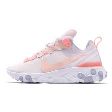 Details About Nike Wmns React Element 55 Pale Pink Washed Coral Women Running Shoes Bq2728 601