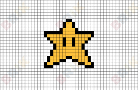 Mario Star Pixel Art Pixel Art Lego Art Art