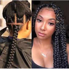 Natural hair refers to black hair that hasn't been chemically altered with straighteners, relaxers just because you have braids in your hair doesn't mean you can't do more natural hairstyles with them. Box Braids Box Braids Hairstyles Natural Hair Styles Braided Hairstyles