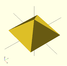 How do you draw a pyramid in 3d shapes? Openscad User Manual Primitive Solids Wikibooks Open Books For An Open World