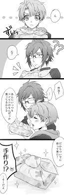 ライブの最後に皆で手を繋ぐ瞬間があったとして ボロ泣きしてる三月がついつい繋いだ手をそのままに大和さんの手の甲で鼻水を拭っちゃった瞬間がカメラに抜かれていたら嬉しい そんなやまみつ アイドリッシュセブン 漫画 手を繋ぐ