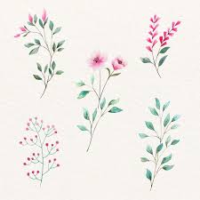 Maybe you would like to learn more about one of these? Download Natural Watercolour Leaves And Flowers For Free Watercolor Flowers Tutorial Watercolor Leaves Flower Drawing