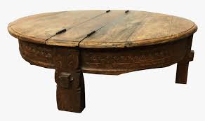 Shop online for a wood cocktail table today. Rustic Wood Storage Round Tea Table Coffee Table Hd Png Download Kindpng