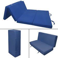 Klappmatratze Gastematratze 195x120x7cm Dunkelblau Reisematratze Faltmatratze Campingbus Ausbau Wohnmobilumbau Bus Umbauen